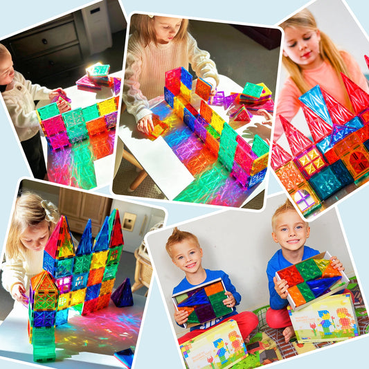 36pcs Magnetic Tile Toy, Ages 3+