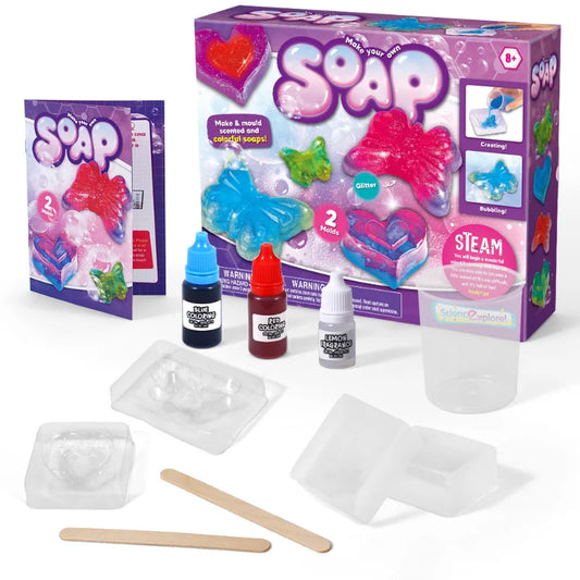 DIY Handmade Soap Kit for Kids – Creative STEM Fun You Can Customize! Ages 8+