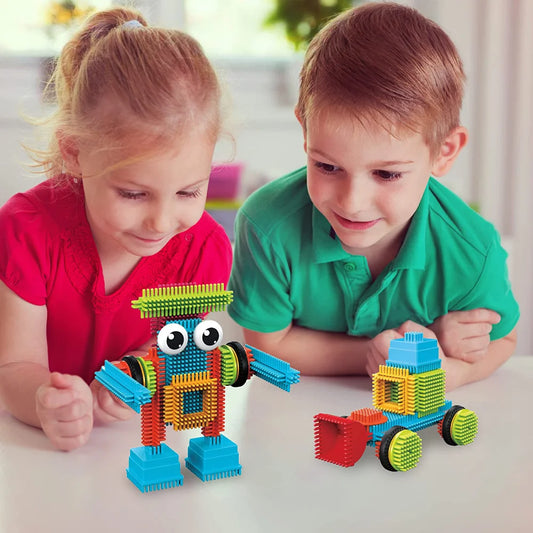 Bristle Blocks STEM Building Set – Creative, Educational Toy for Kids Ages 3+