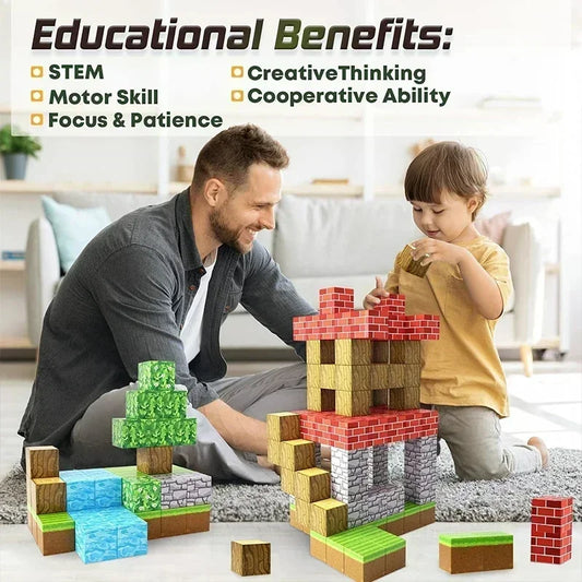 Magnetic Building Blocks STEM Toys Ages 3+