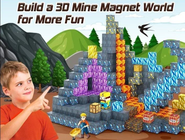 Magnetic Building Blocks STEM Toys Ages 3+