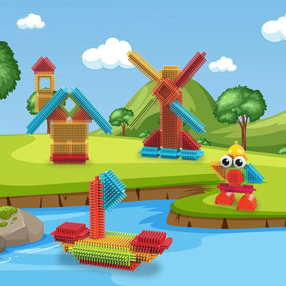Bristle Blocks STEM Building Set – Creative, Educational Toy for Kids Ages 3+