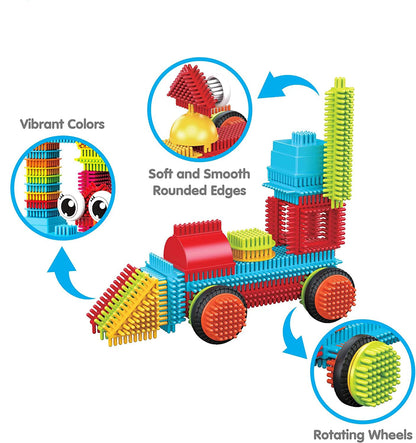 Bristle Blocks STEM Building Set – Creative, Educational Toy for Kids Ages 3+