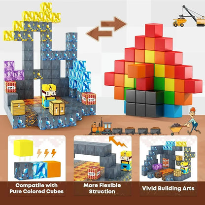 Magnetic Building Blocks STEM Toys Ages 3+