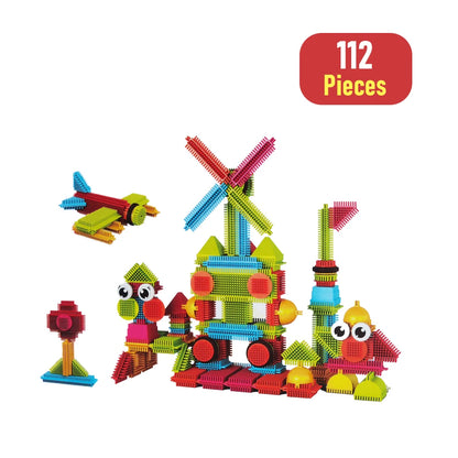 Bristle Blocks STEM Building Set – Creative, Educational Toy for Kids Ages 3+