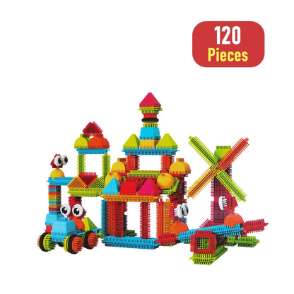 Bristle Blocks STEM Building Set – Creative, Educational Toy for Kids Ages 3+